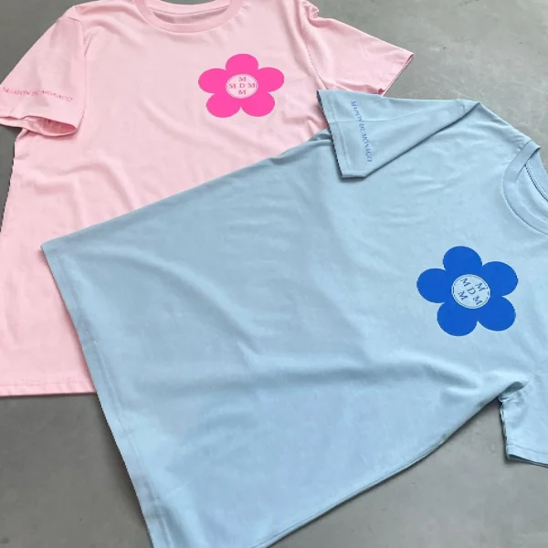 Maison de Monaco Mdm T Shirt Bleu (1)