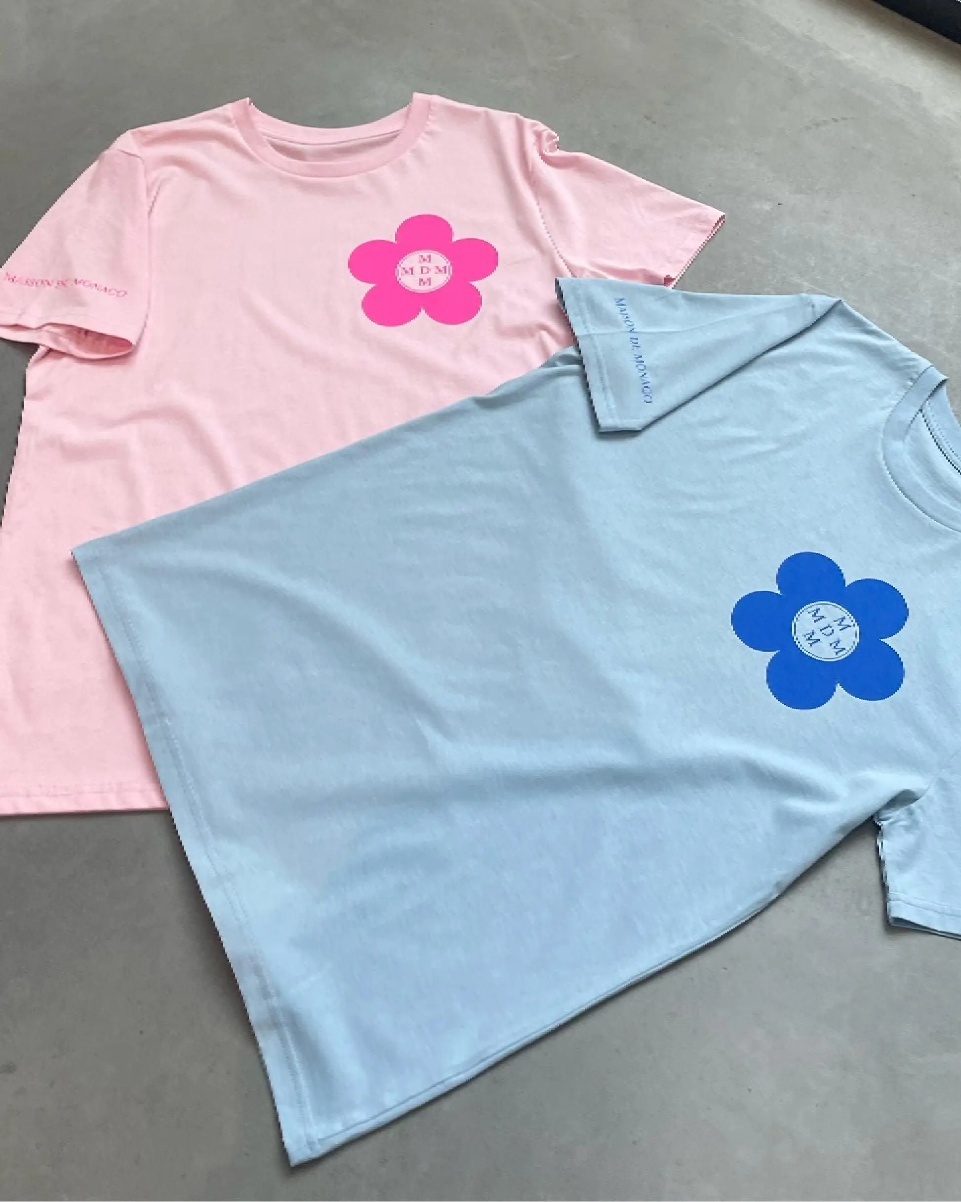 Maison de Monaco Mdm T Shirt Bleu (1)