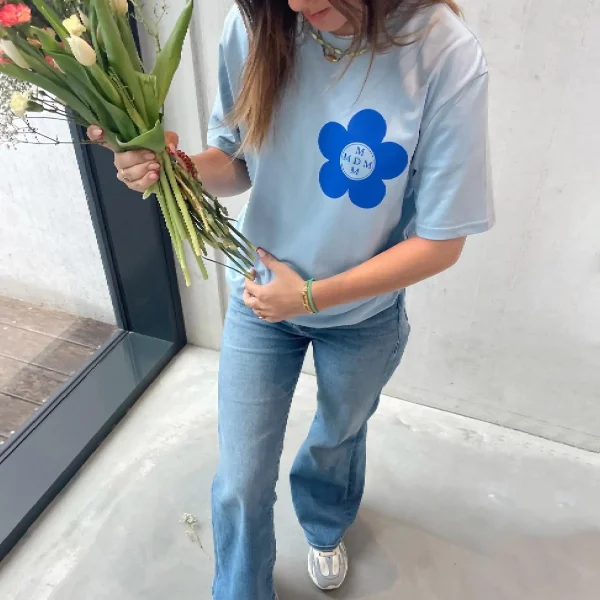 Maison de Monaco Mdm T Shirt Bleu (2)