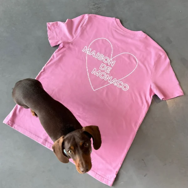 Maison de Monaco Mdm T Shirt Rose (2)