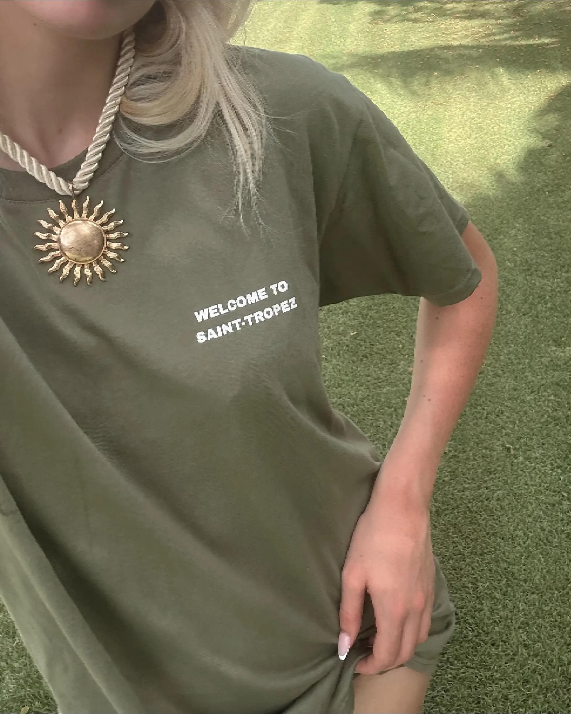 Maison de Monaco Saint Tropez T Shirt Vert (1)