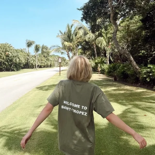 Maison de Monaco Saint Tropez T Shirt Vert (2)