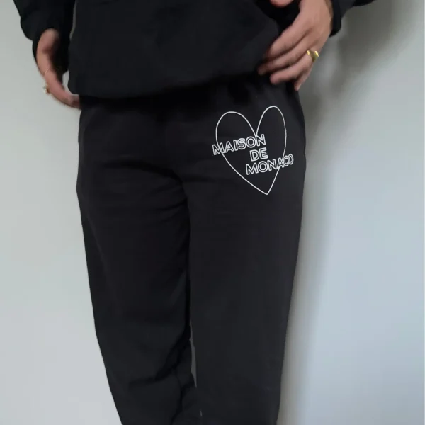 Maison de Monaco The Black Amore Sweatpants (2)
