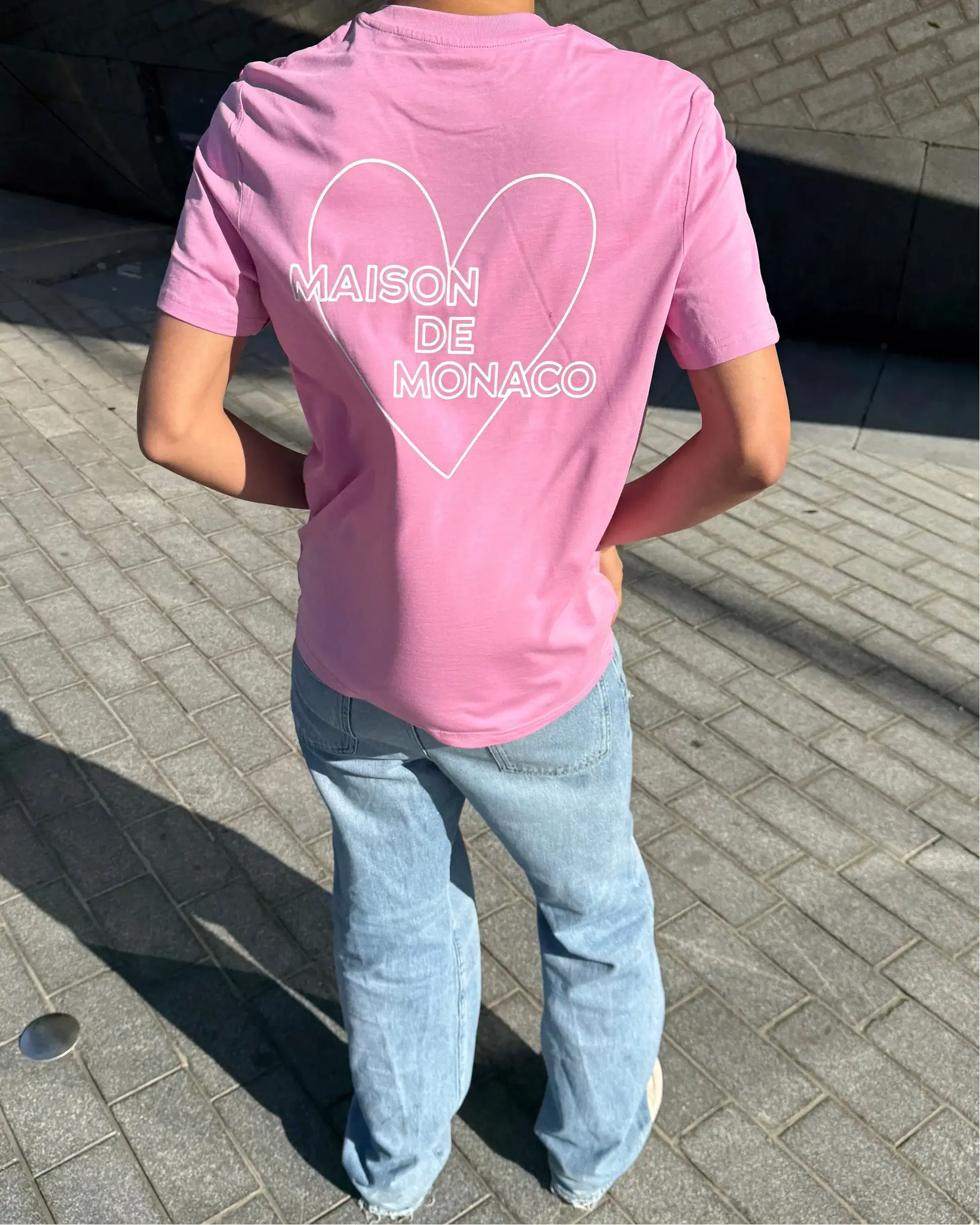 Maison de Monaco​ The Pink Amore T Shirt (1)