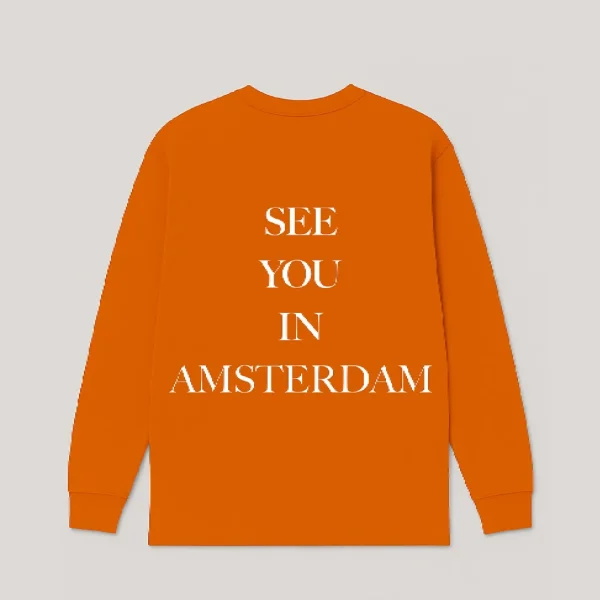 Orange Maison de Monaco Sweat (1)