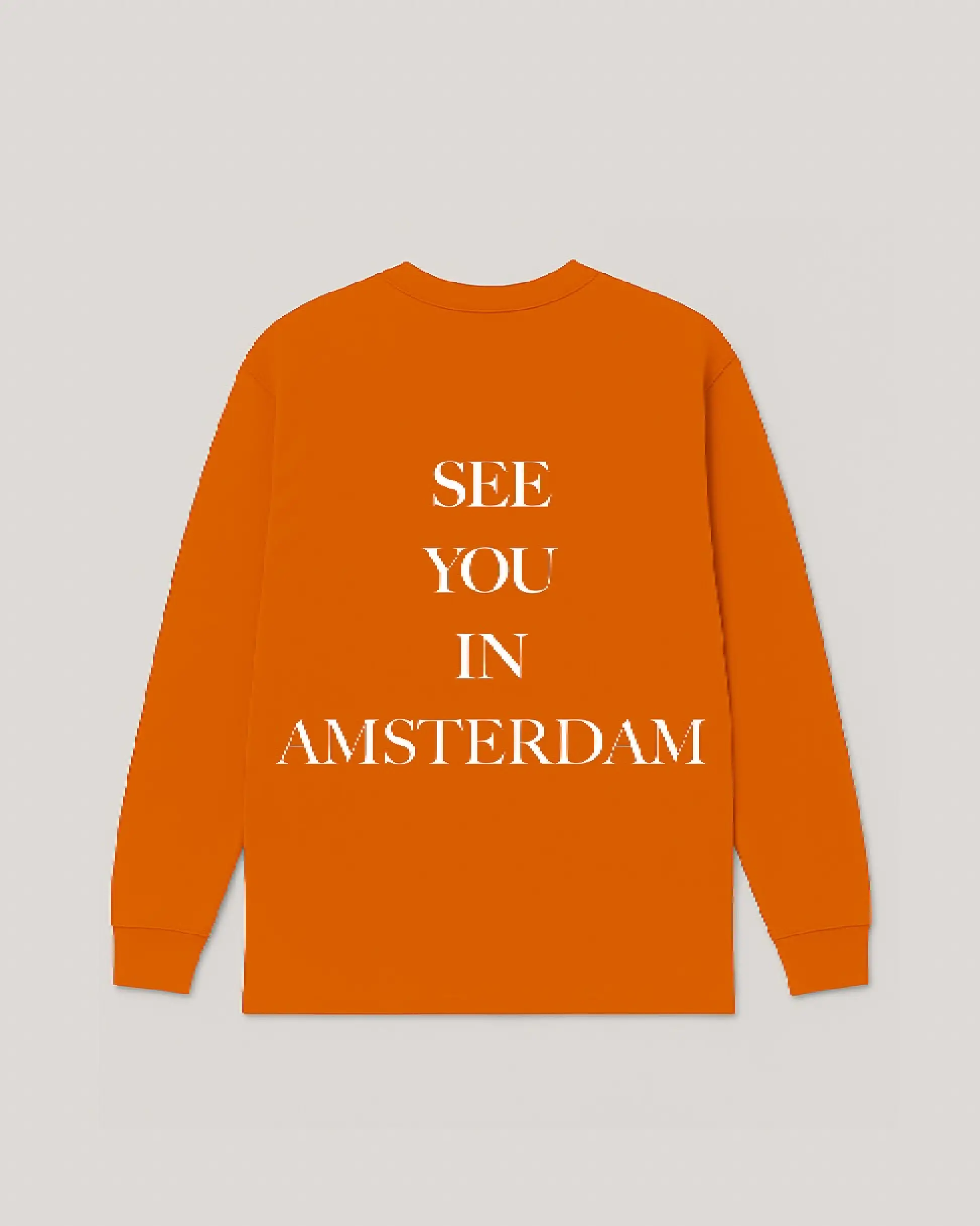 Orange Maison de Monaco Sweat (1)