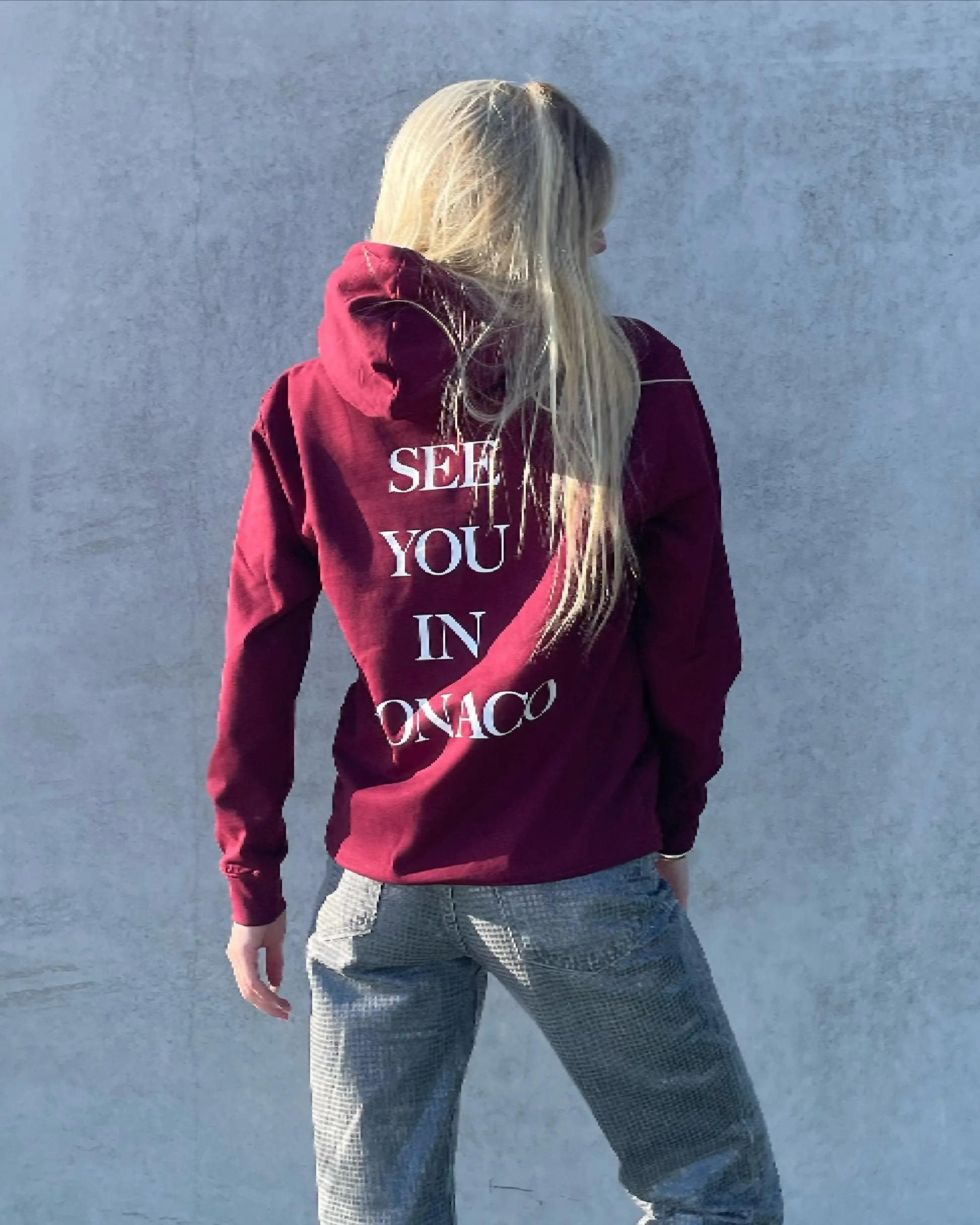 See You in Hoodie Dark Red (1)