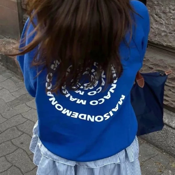 Sweat Maison de Monaco Bleu (2)