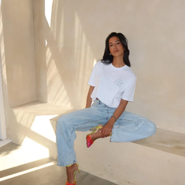 The “See You in Monaco” T Shirt Blanc