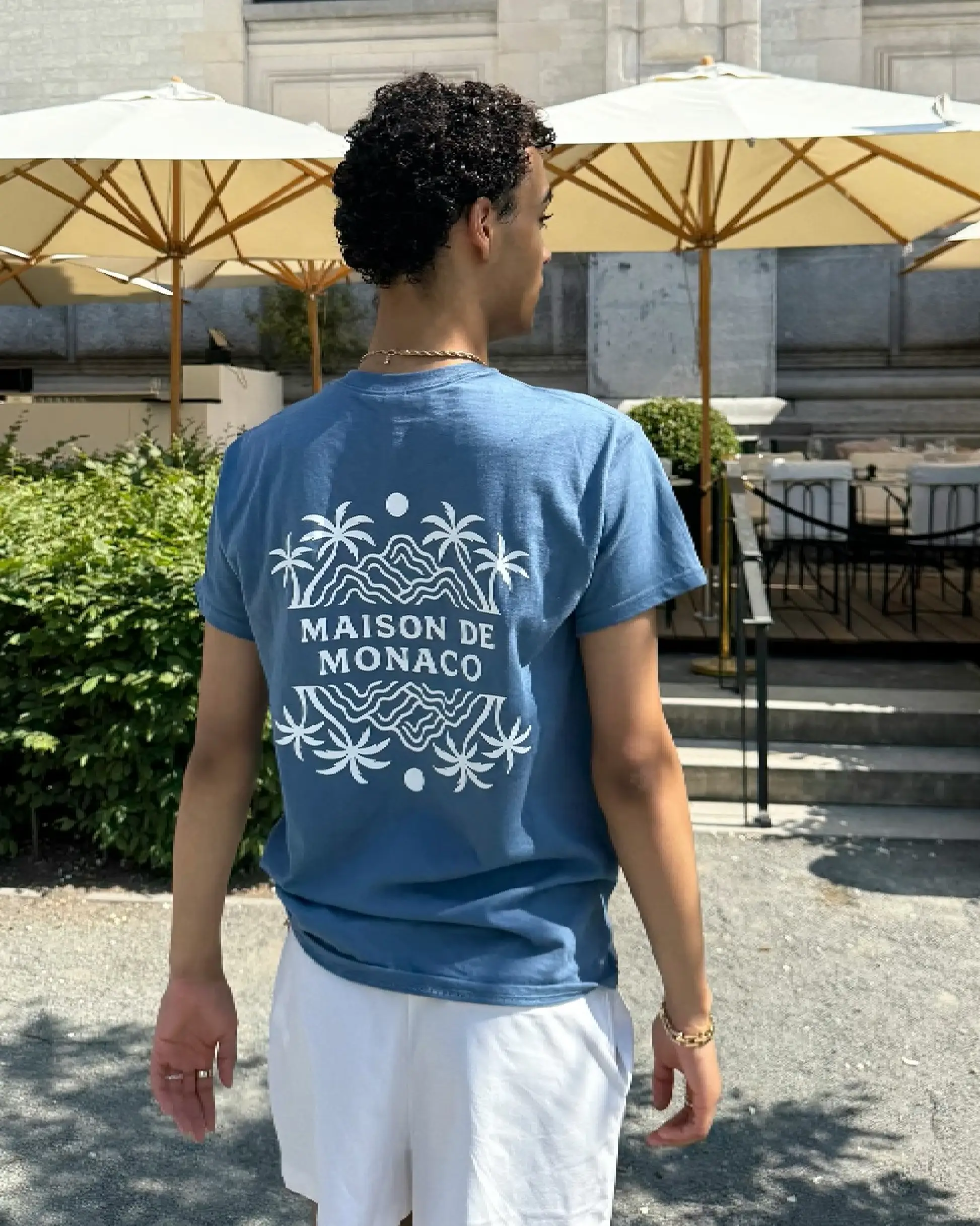 The “See You in Monaco” T Shirt Bleu (1)