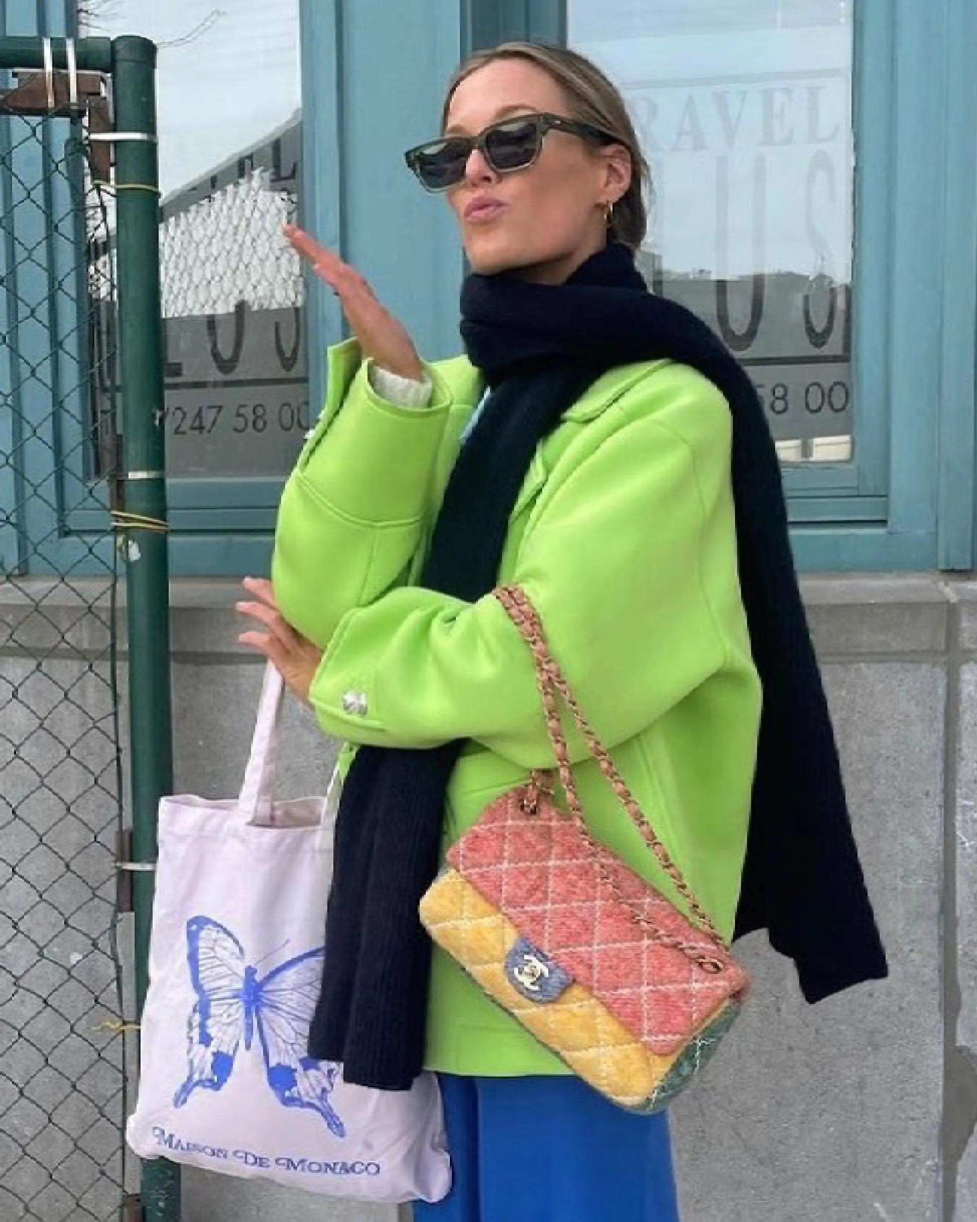 Veste Maison de Monaco Vert Clair